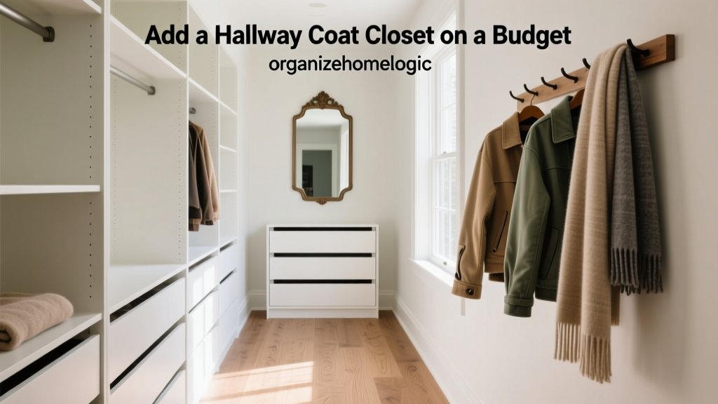 Add a Hallway Coat Closet on a Budget