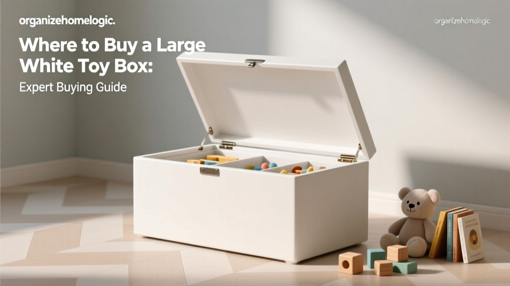 Where to Buy a Large White Toy Box: Expert Buying Guide