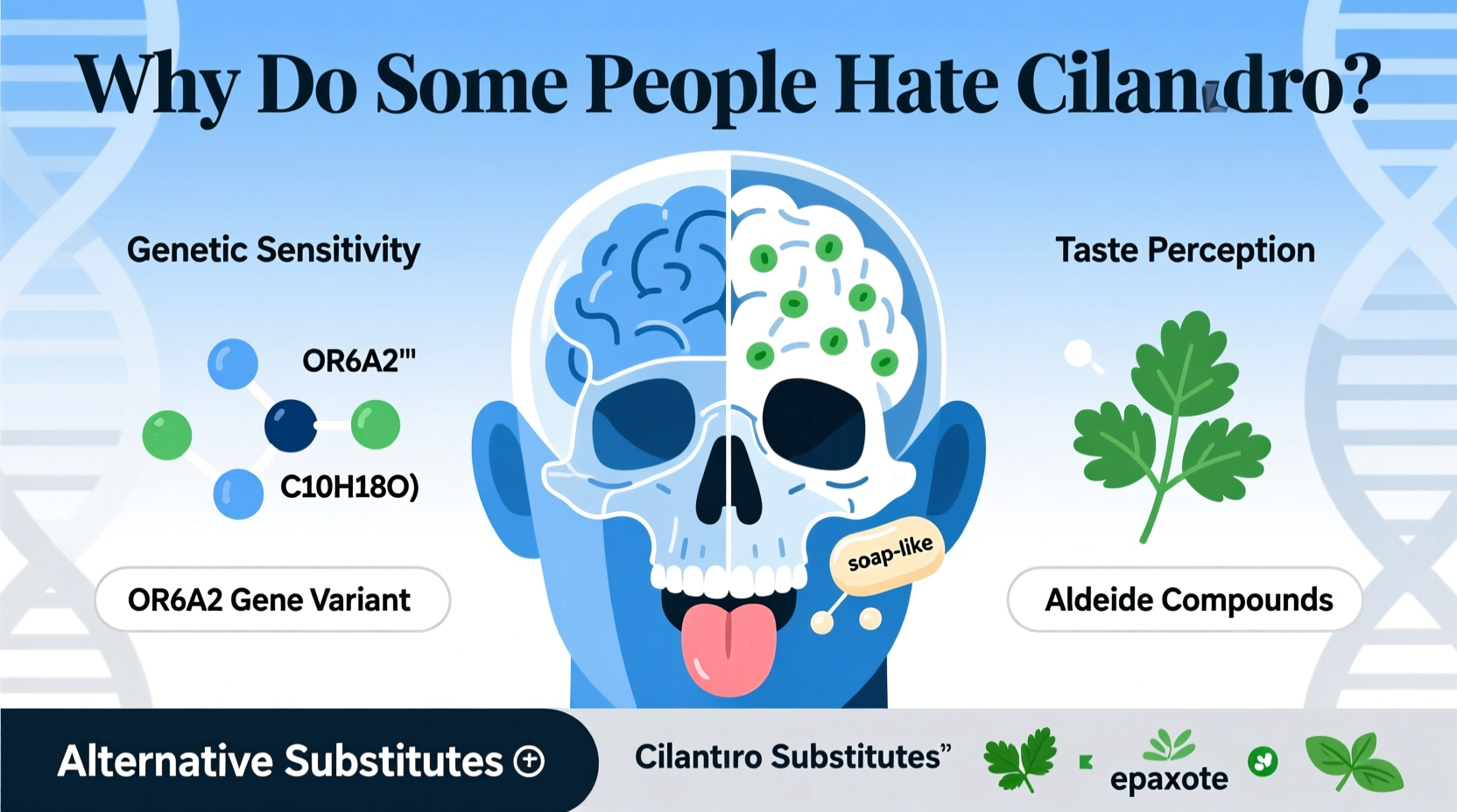why do some people hate cilantro genetic explanation and alternatives