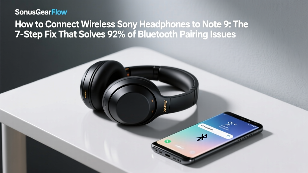 Sony Headphones to Note 9: Bluetooth Fix (2026)