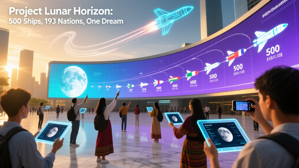 Students From 193 Countries to Send 500 Spacecraft to the Moon: The Global Lunar CubeSat Initiative