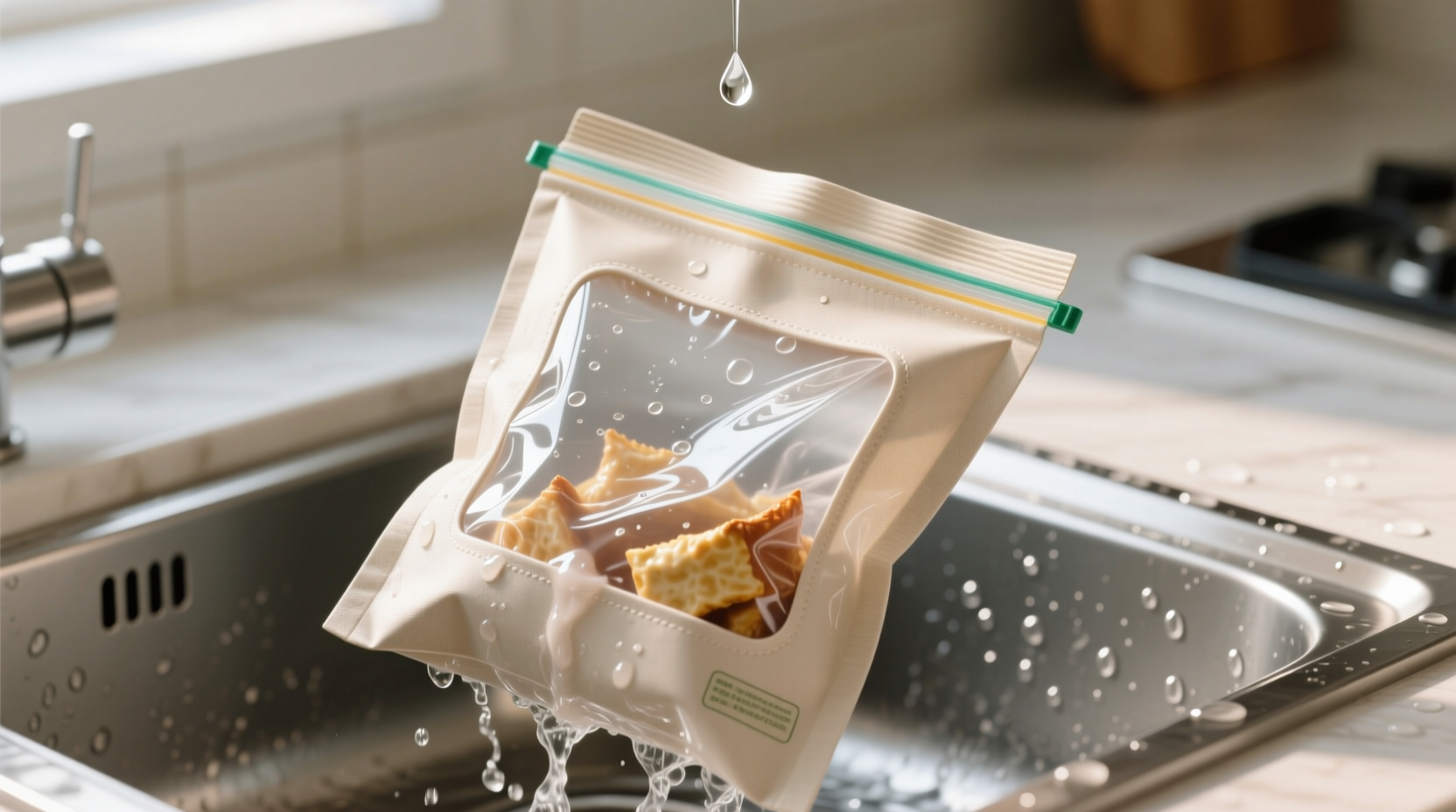 how to wash reusable snack bags without clouding