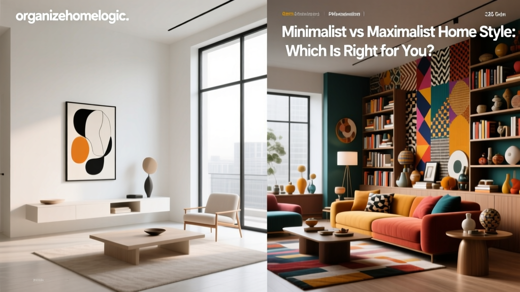 Minimalist vs Maximalist Home Style: Which Is Right for You?