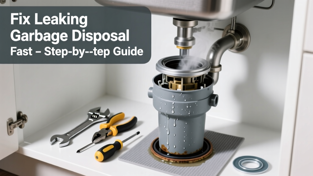 Fix a Leaking, Noisy Garbage Disposal Fast