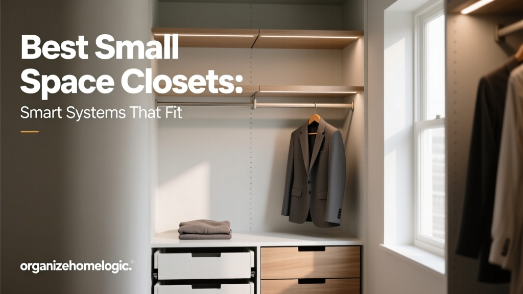 Best Small Space Closets: Smart Systems That Fit