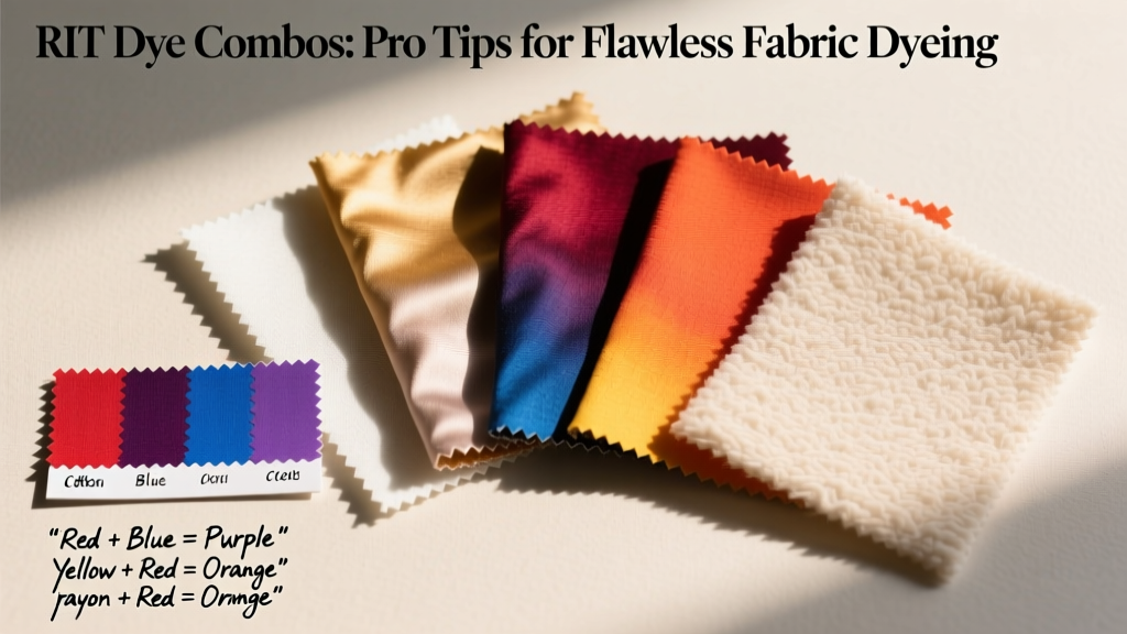 RIT Dye Combos: Pro Tips for Flawless Fabric Dyeing