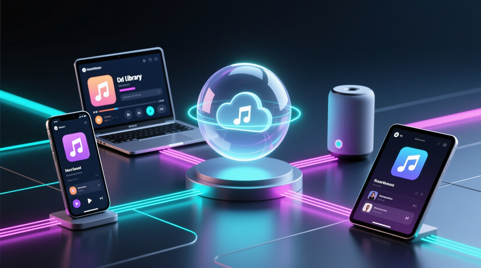 transfer your music library and playlists among any str