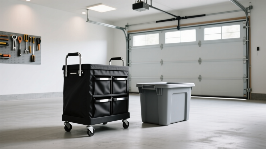 Rolling Storage Totes vs. Regular Bins for Garages