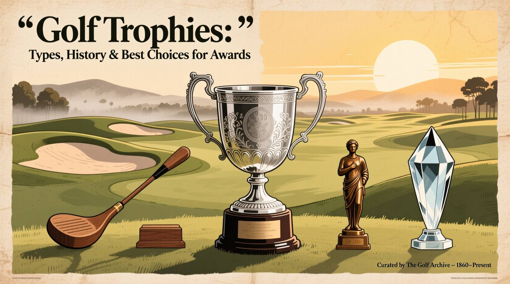 golf trophies