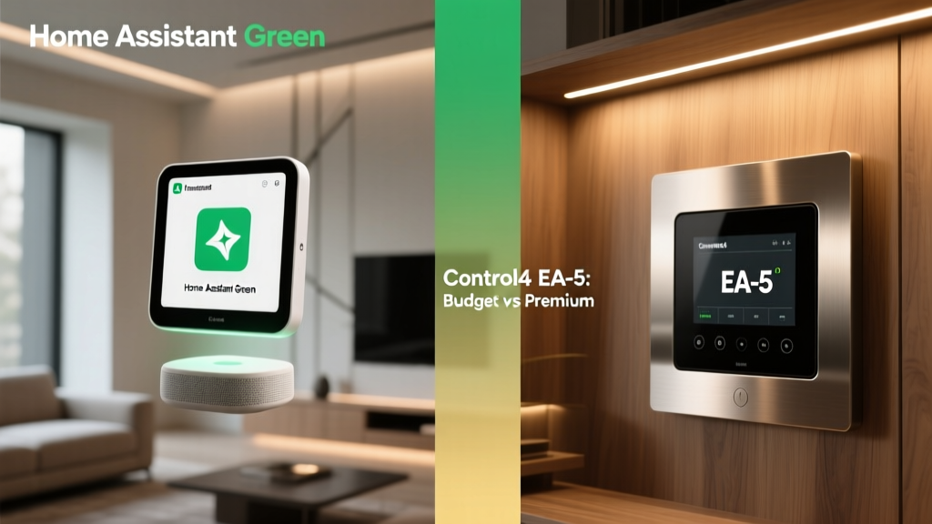 Home Assistant Green vs Control4 EA-5: Budget vs Premium
