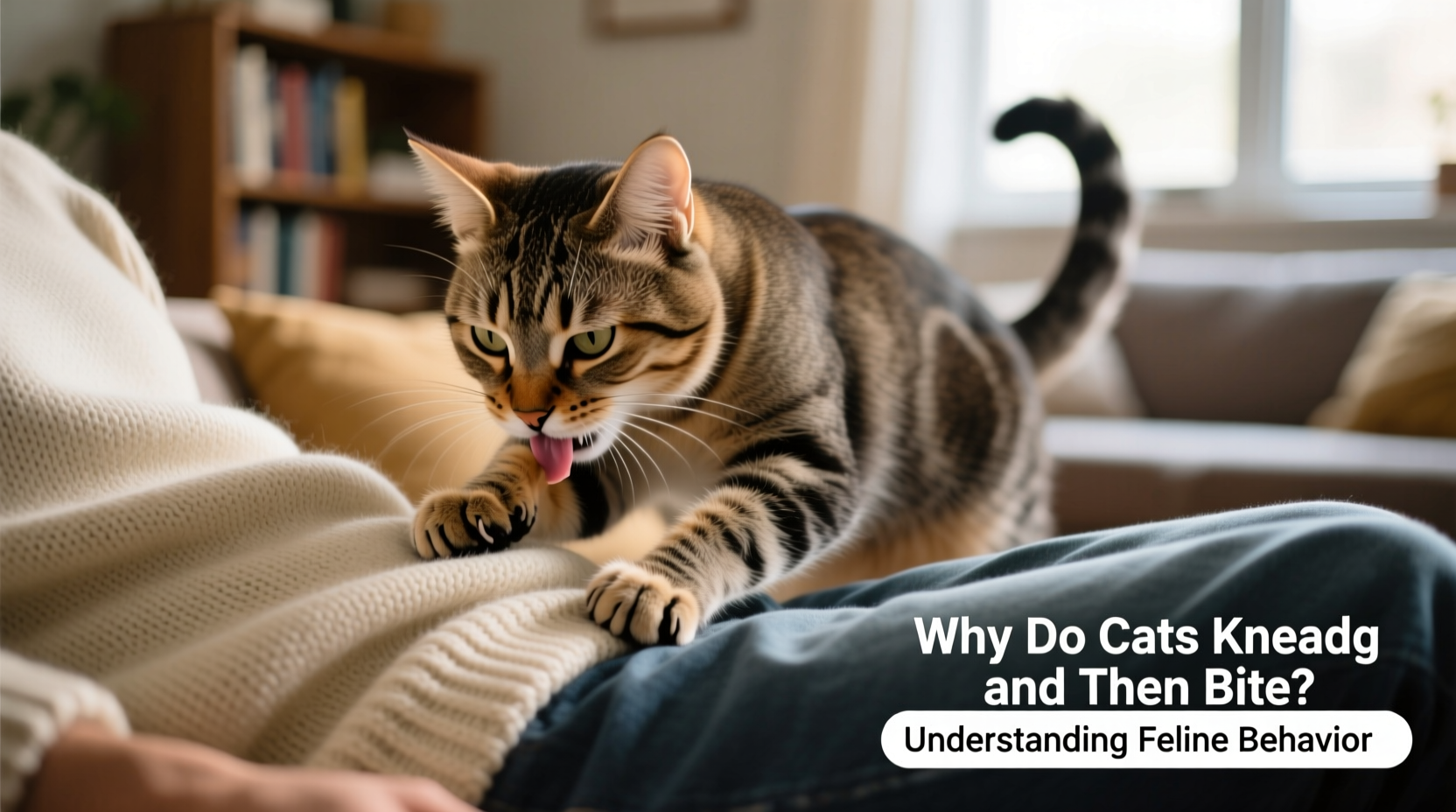 why does my cat knead my lap but then bite me understanding feline behavior