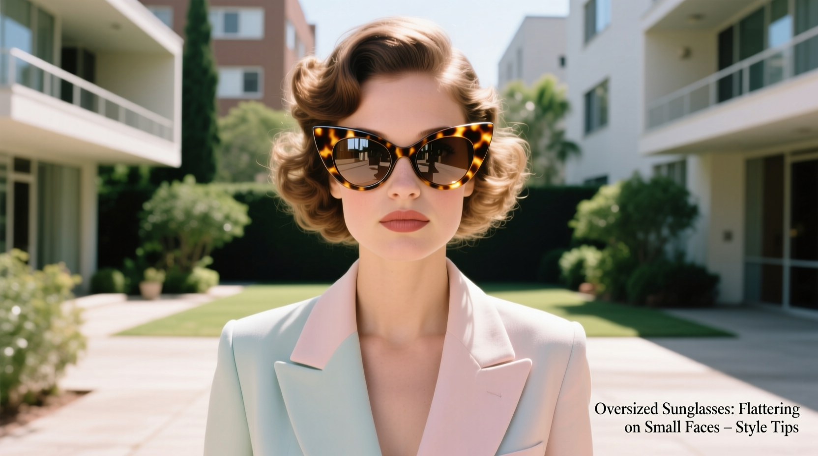 are oversized sunglasses flattering on small faces styling tips