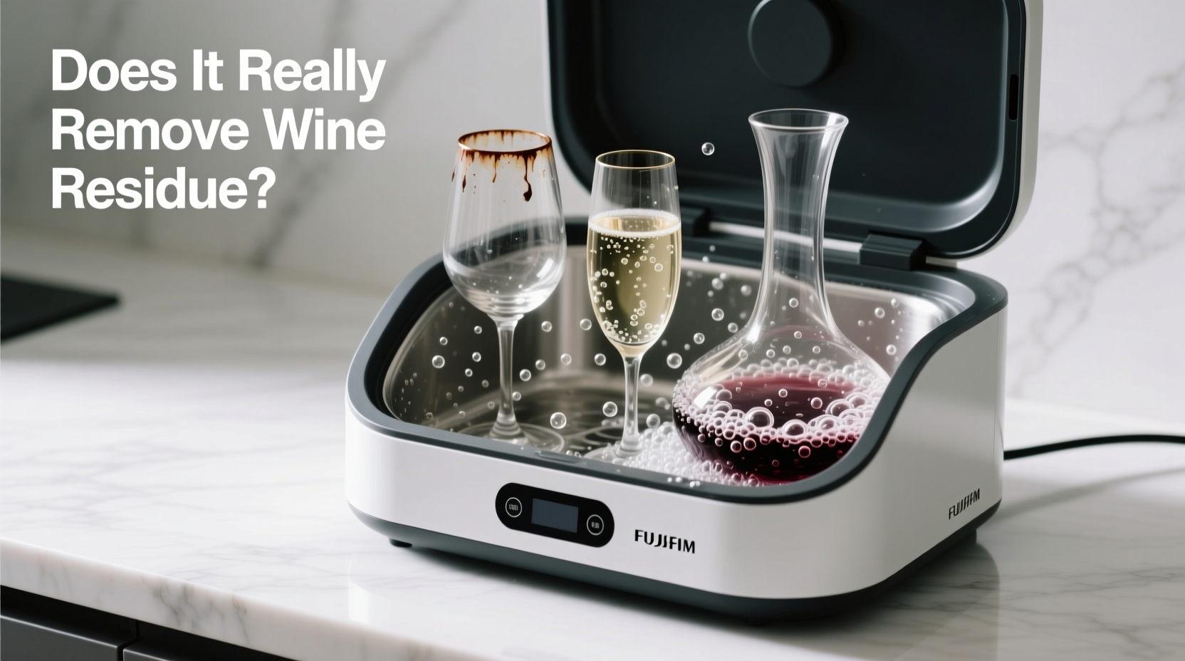 ultrasonic cleaners for glassware do they remove wine residue effectively