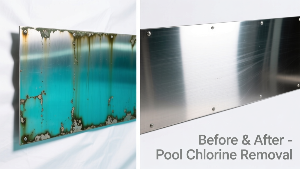 How to Remove Pool Chlorine Stains from Stainless Steel