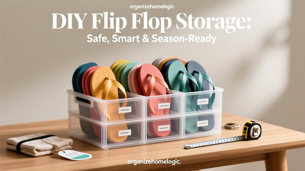 DIY Flip Flop Storage: Safe, Smart & Season-Ready