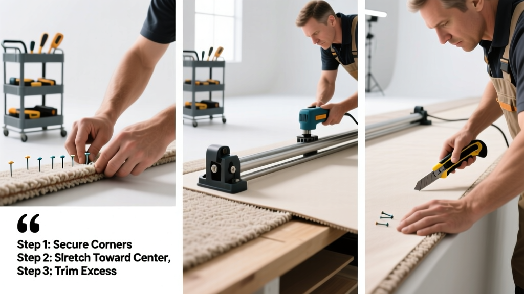 How to Stretch Carpet Like a Pro Installer