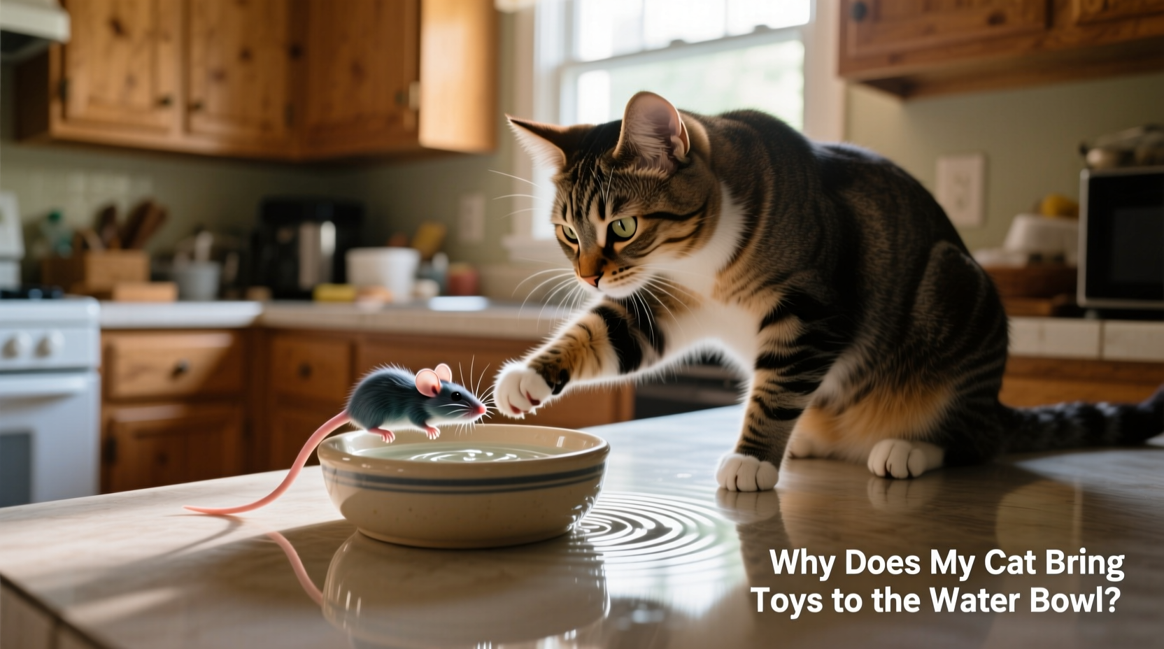 why does my cat bring toys to the water bowl quirky behaviors decoded