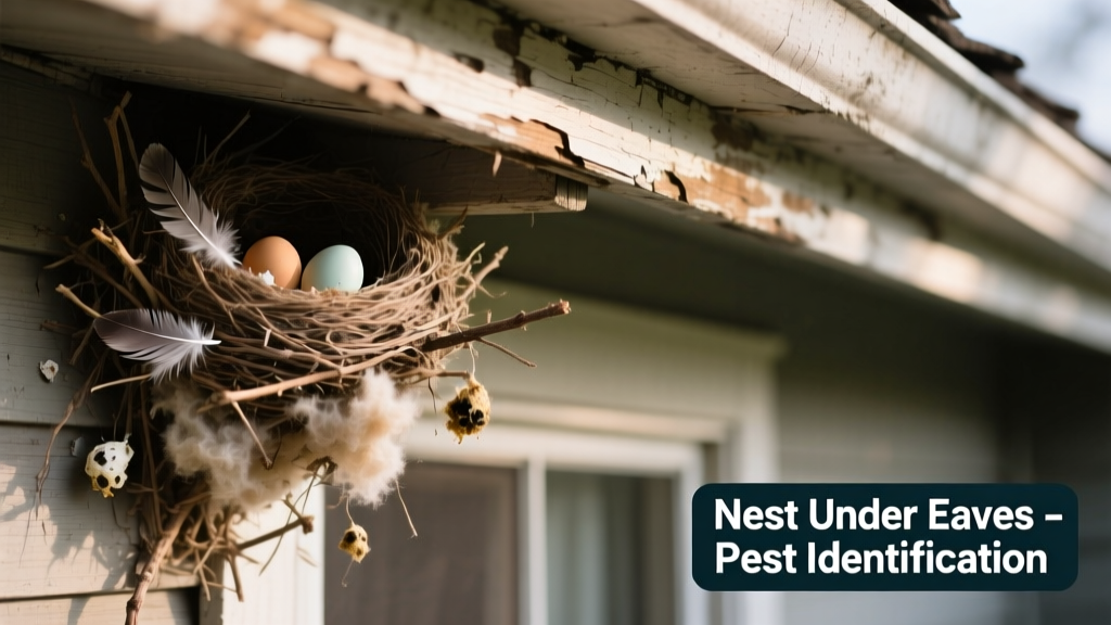 Nests Under Eaves: What Pest Is It?