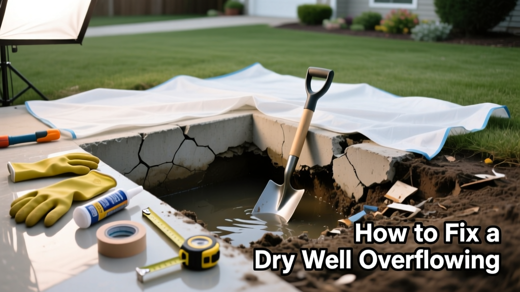 How to Fix a Dry Well Overflowing in Your Yard