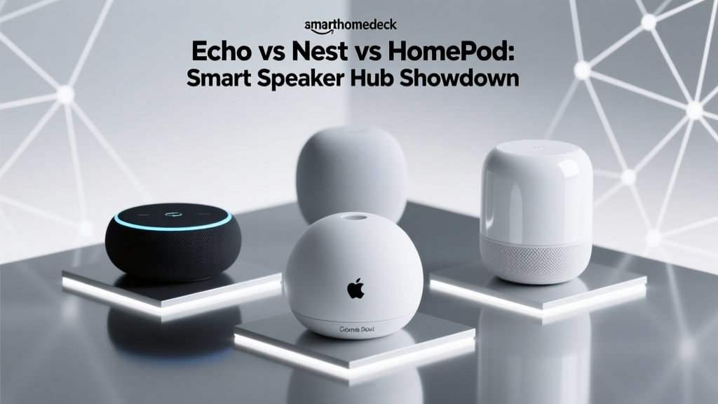 Echo vs Nest vs HomePod: Smart Speaker Hub Showdown