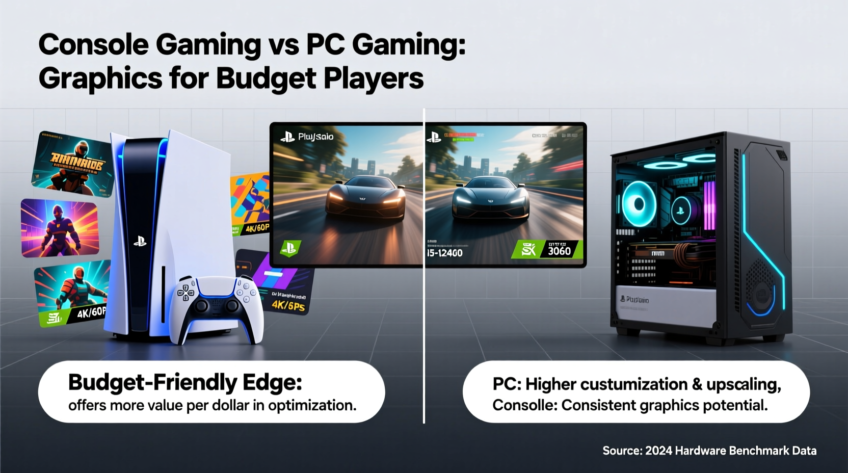 console gaming vs pc gaming which offers better graphics for budget players