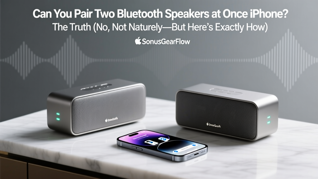 Can You Pair Two Bluetooth Speakers on iPhone?
