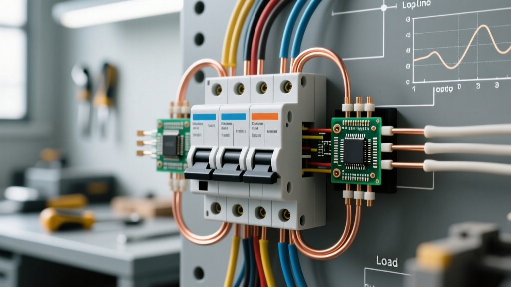 Wiring a GFI Breaker: Electromechanical Specs, Line/Load Paths, and Trip Curves