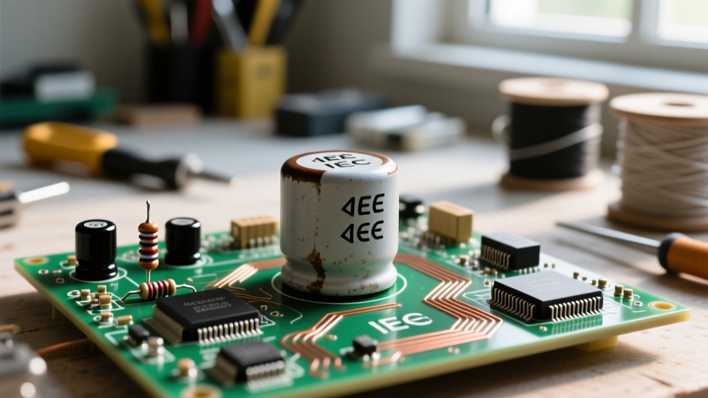 Reading the Symbol of a Capacitor: IEEE vs IEC Schematics and Faded Markings