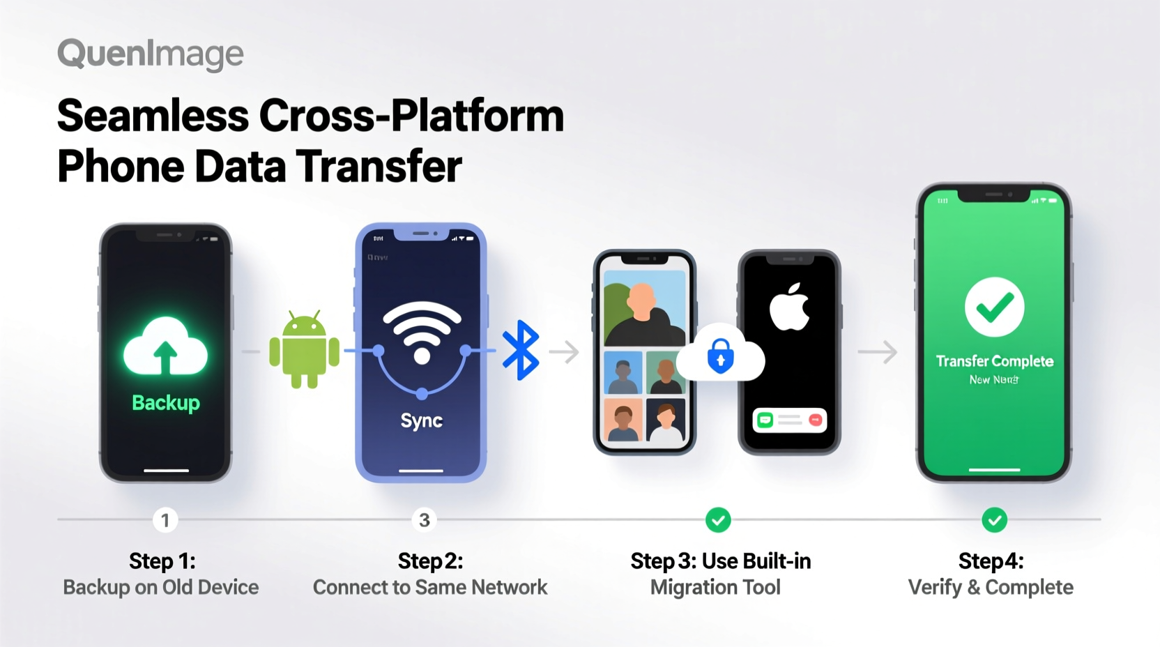 how to transfer data from old phone to new seamlessly across platforms