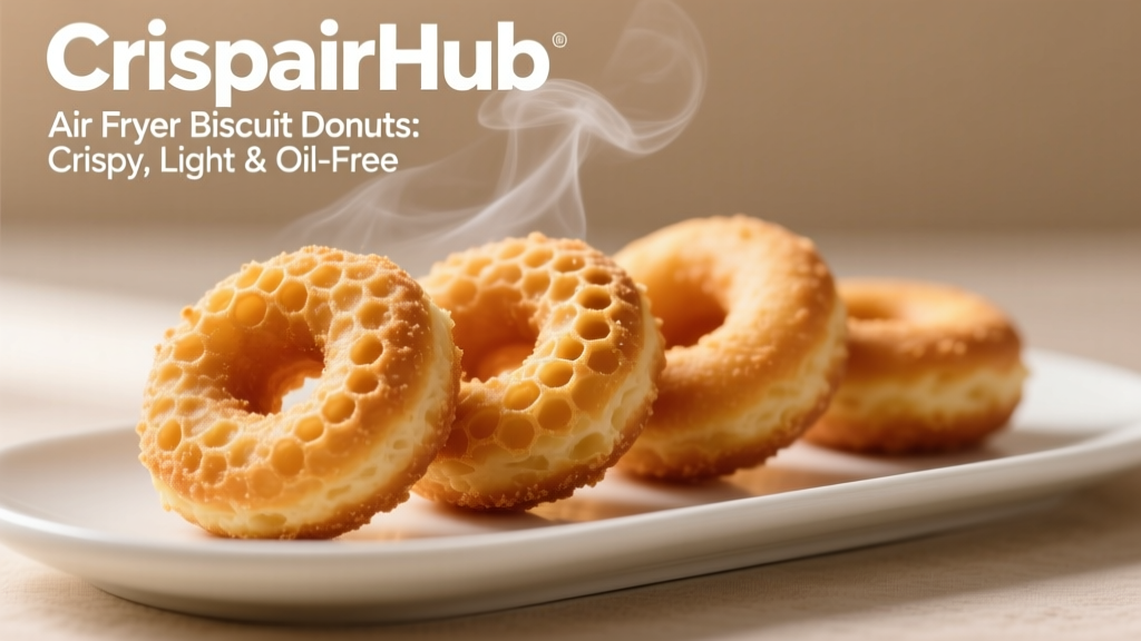 Air Fryer Biscuit Donuts: Crispy, Light & Oil-Free