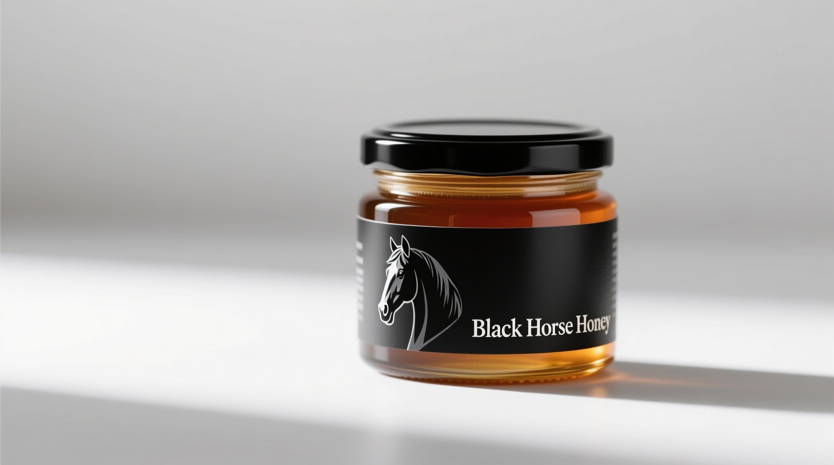 2025 limited-seasonal black honey jar beside standard honey jar, visually identical in kitchen use with text overlay proving no functional advantage