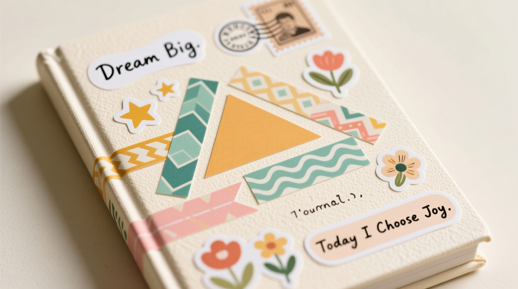 how to personalize a journal cover creative ideas using washi tape and stickers