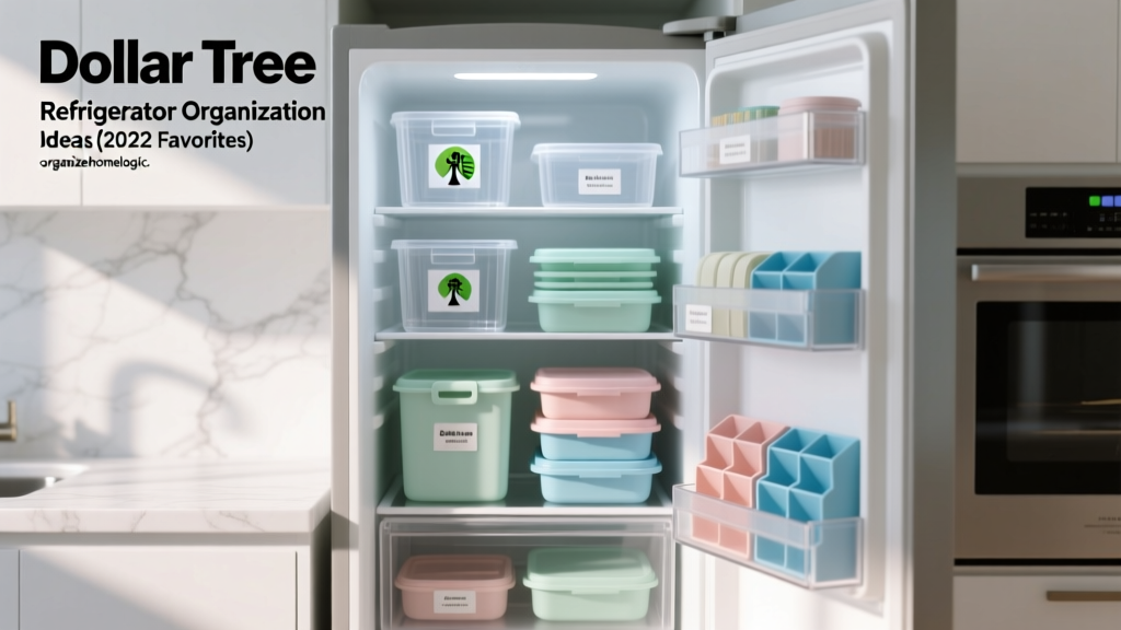 Dollar Tree Refrigerator Organization Ideas (2022 Favorites)