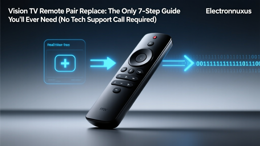 Vision TV Remote Pair Replace: The Only 7-Step Guide You’ll Ever Need (No Tech Support Call Required)