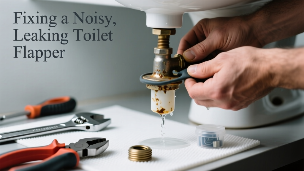 Fixing a Noisy, Leaking Toilet Flapper