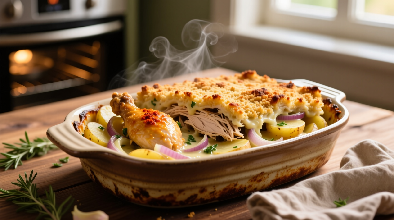Perfect Chicken Potato Casserole Recipe in 45 Minutes