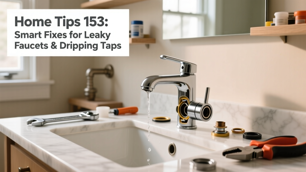 Home Tips 153: Smart Fixes for Leaky Faucets & Dripping Taps