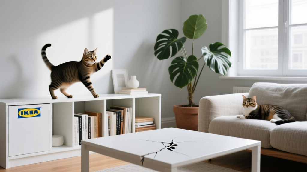How to Control Cats’ Behavior Around IKEA Furniture