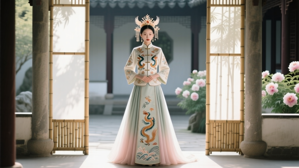 Traditional Chinese Wedding Attire: Qun Kua and Xiu He Fu Guide