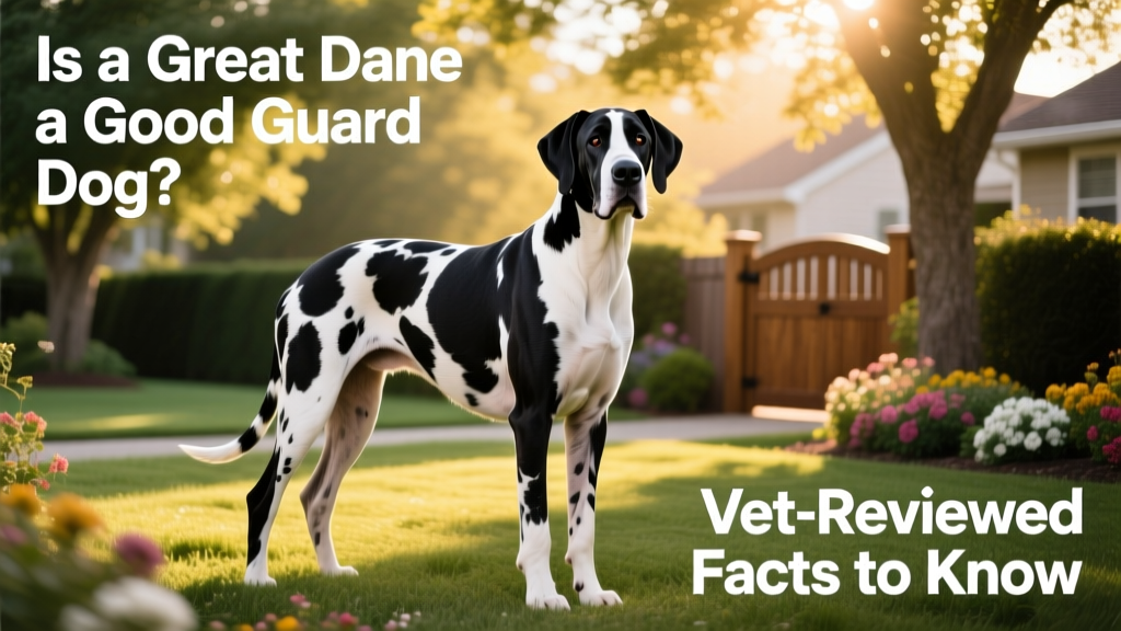harlequin great dane dog standing outdoors