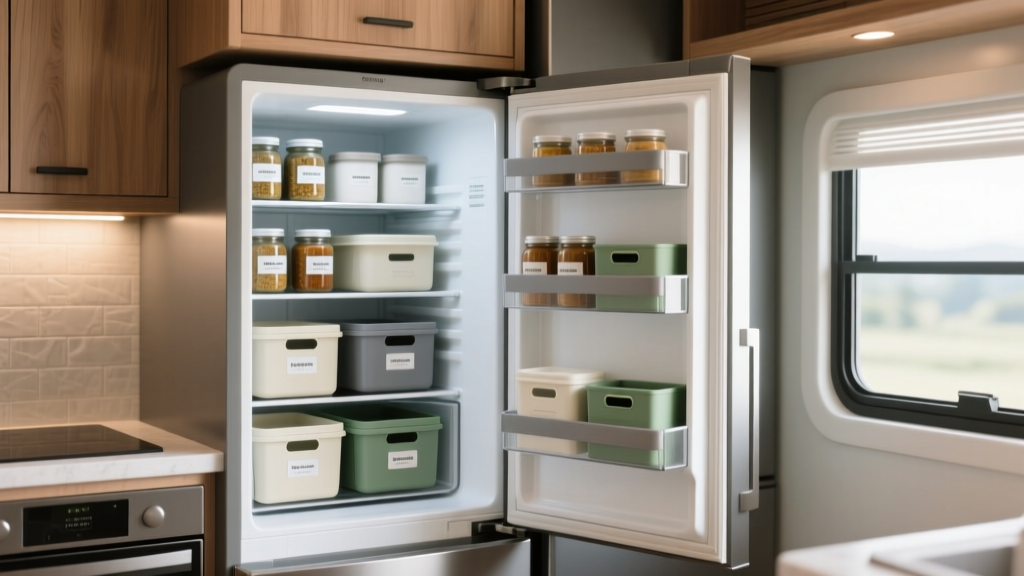 Best RV Refrigerator Storage Ideas (2024 Guide)