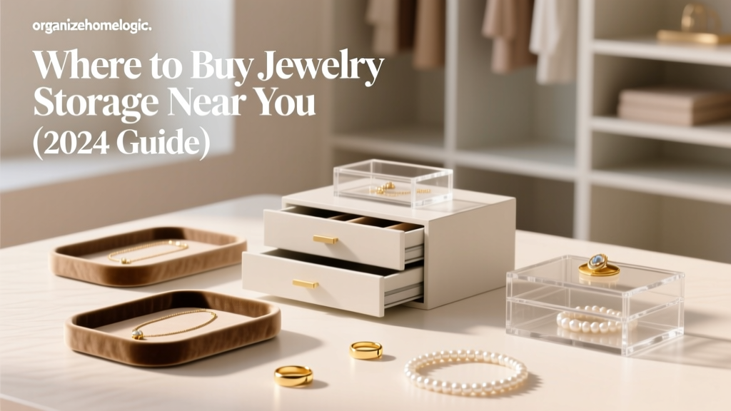Where to Buy Jewelry Storage Near You (2024 Guide)