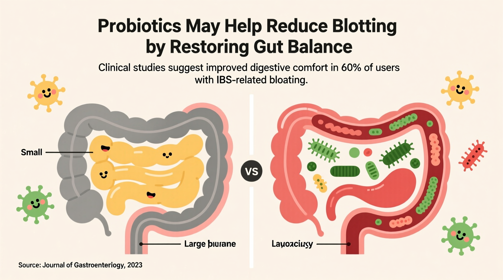 can probiotics improve digestion for people with bloating issues