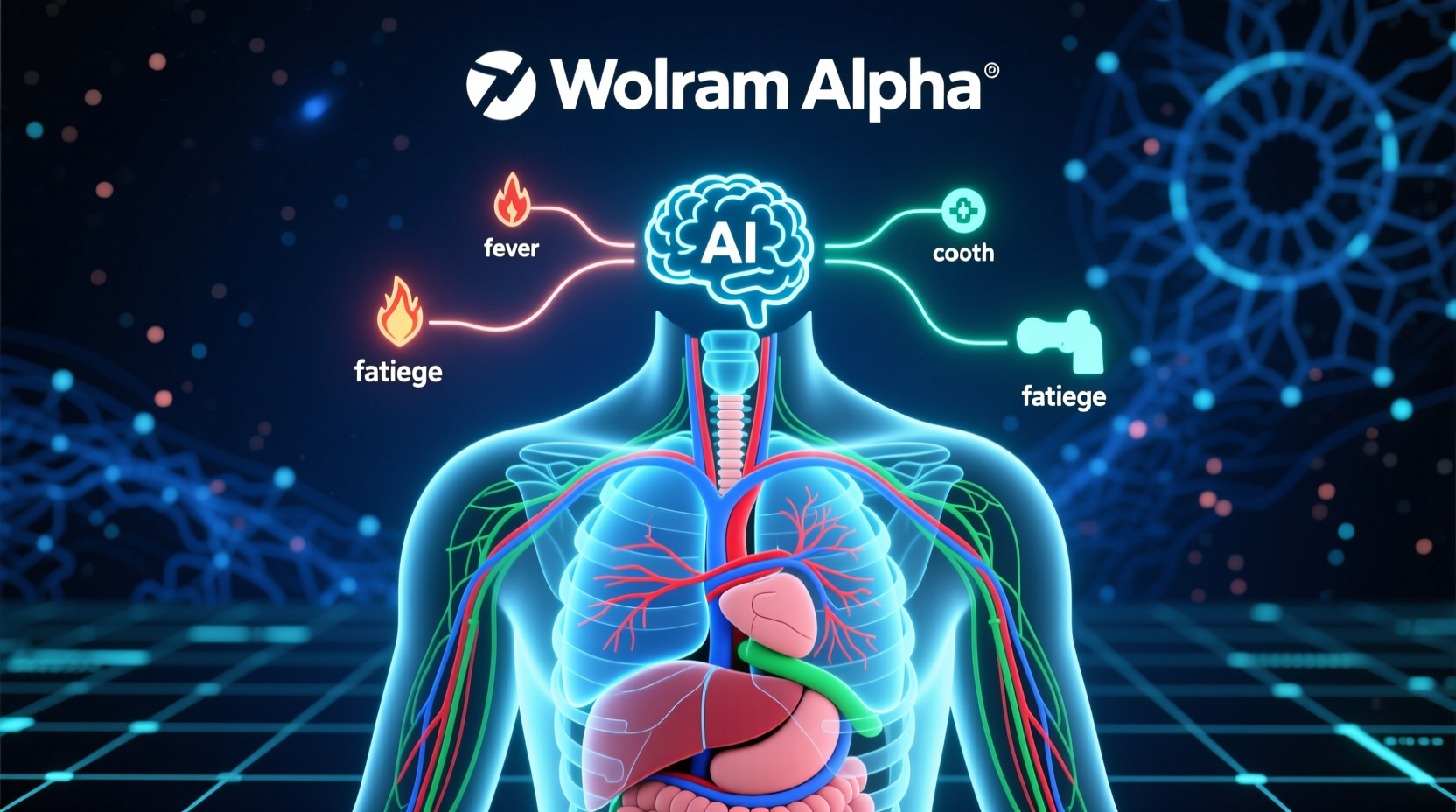 wolfram alpha analyzes illness symptoms and generic dru