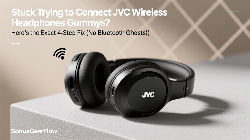 JVC Gummys Wireless Headphones Connection Fix