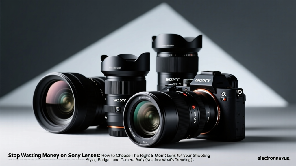 Stop Wasting Money on Sony Lenses: How to Choose The Right E Mount Lens for Your Shooting Style, Budget, and Camera Body (Not Just What's Trending)