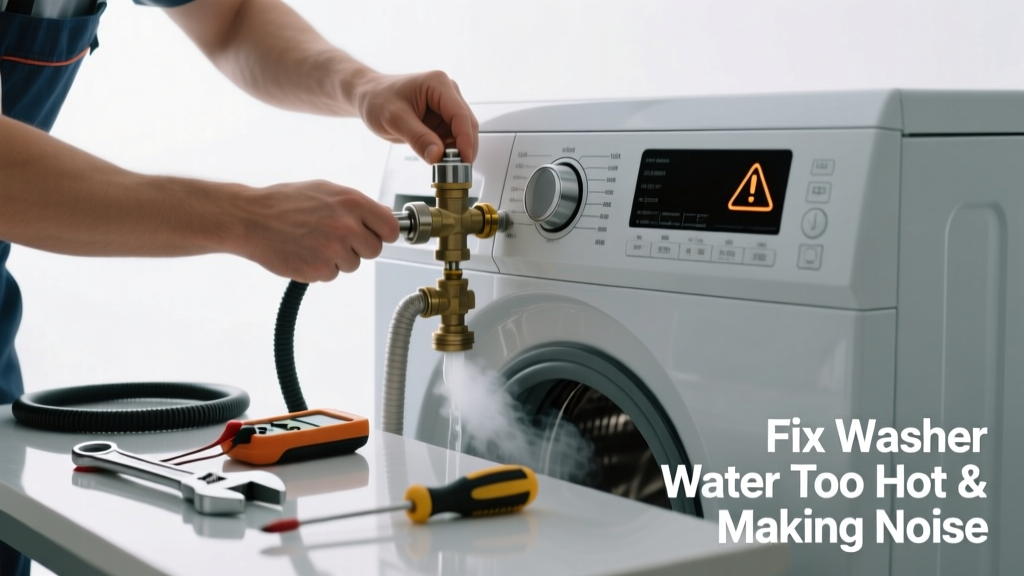 Fix Washer Water Too Hot & Making Noise