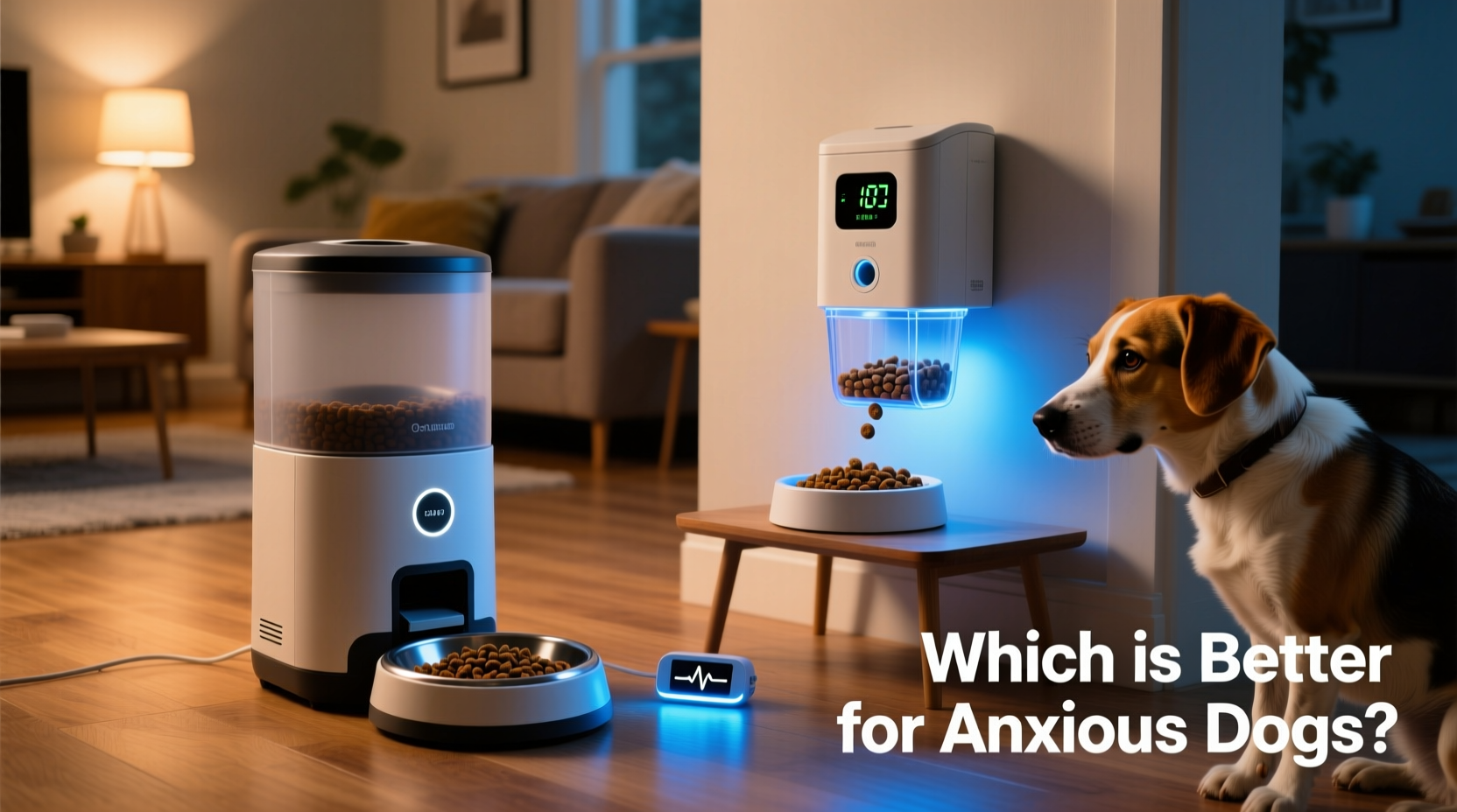 automatic feeder vs timed treat dispenser which is better for anxious dogs