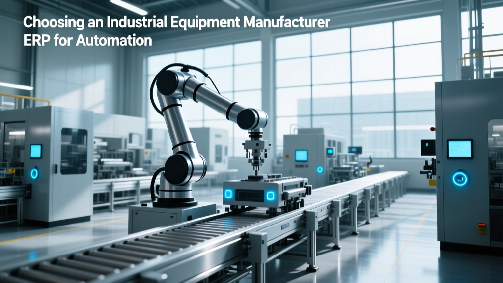 Choosing an Industrial Equipment Manufacturer ERP for Automation