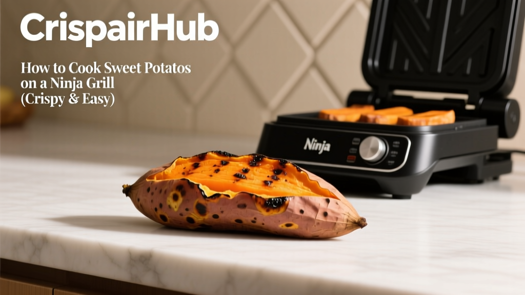 How to Cook Sweet Potatoes on a Ninja Grill (Crispy & Easy)